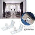 thumbnail image 3 of 4 Pcs Supports de Stores Verticaux en Forme de L pour Rideaux, 3 of 4