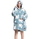 thumbnail image 3 of Sudadera con capucha de gran tamaño para padres e hijos, ropa de dormir de lana con aguacate, manta gigante de invierno, 3 of 4