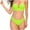 Green, variant on Elainilye Fashion Swimming Suits for Women Two Piece Swimsuit Sexy Bikini Top Split Swimsuit Bikini Set,Green