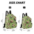 thumbnail image 2 of FORMRS Mini Backpack Purse for Women Travel Daypack Casual Shoulder Bag, Game Day Footballs, 2 of 7