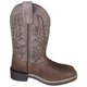thumbnail image 1 of Bota vaquera Bowie Brown Distress / Taupe para niños - Talla EE. UU.: 6 Smoky Mountain Boots 3093Y-6R, 1 of 1