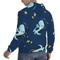 thumbnail image 6 of Fotbe Men's Hoodie with Space Dinosaur Pattern - Kangaroo Pocket Pullover Hooded Sweatshirt, Perfect for Daily Wear, Travel, and Home-Small, 6 of 7
