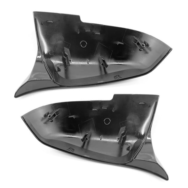 Rearview Mirror Shells Side Wing Mirror Cover Cap Bright Black