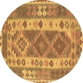 thumbnail image 1 of Ahgly Company Indoor Round Persian Brown Traditional Area Rugs, 8' Round, 1 of 4