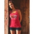 thumbnail image 2 of Dripping Love Gold Heart Racerback Tank Women -Image by Shutterstock, Female x-Small, 2 of 4
