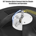 thumbnail image 4 of Costway 16-Inch Pressure Washer Surface Cleaner Attachment 3000 PSI, 4 of 10