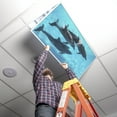 thumbnail image 5 of Octo Lights - Fluorescent Light Covers - 2x4 Flexible Ceiling Light Filters - For Classrooms and Offices - Ocean 003, 5 of 7