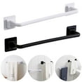 thumbnail image 4 of Self-Adhesive Towel Rod Towel Bar Stick on Wall Bath Towel Holder Rail Rack, 4 of 8