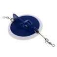 thumbnail image 4 of koolsoo 2Pcs Boat Round Disc Trolling Sea Fishing Connector with Lead Sinker, Blue &, 4 of 9