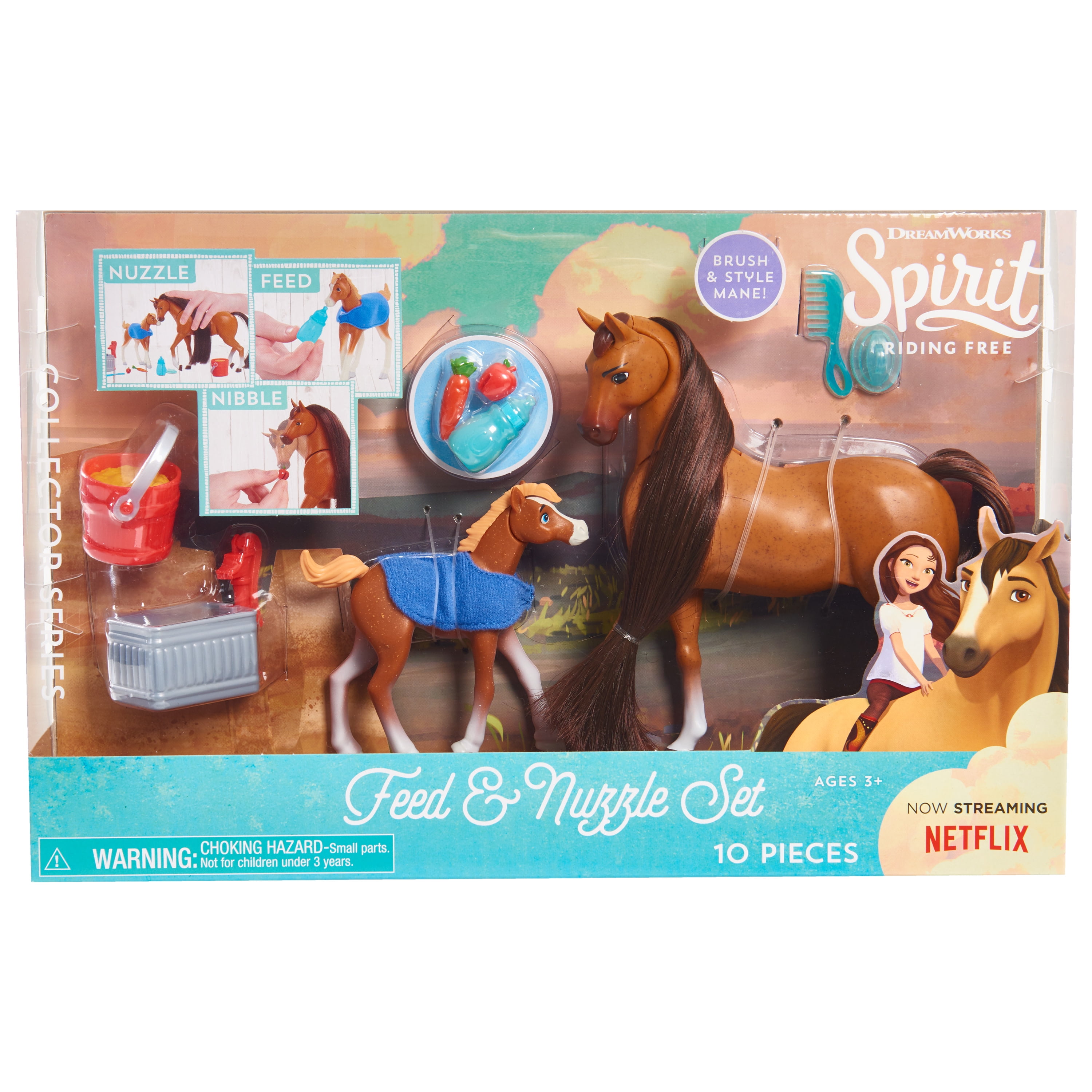 Spirit Riding Free Feed and Nuzzle 
