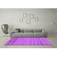 thumbnail image 3 of Ahgly Company Indoor Rectangle Oriental Purple Industrial Area Rugs, 7' x 9', 3 of 4