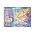 thumbnail image 3 of CADecor Mermaid Under the Sea Castle Throw Blanket Bed Sofa Blanket 58x80 inches, 3 of 3