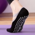 thumbnail image 3 of Yoga Socks For Women Non Slip Grips & Straps Ideal For Ballet Dance Barefoot Workout, 3 of 6
