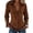 Brown, variant on Womens Tops Faux Suede Fringe Trim Collared Button Down Western Slim Fit Tops Vintage Country Cowgirl Blouses Pink S