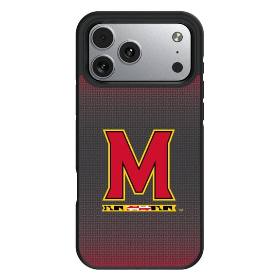 Maryland Terrapins Linen Logo iPhone Bump Case