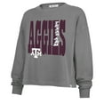 thumbnail image 2 of Women's '47  Gray Texas A&M Aggies Stacked Sydney Long Sleeve T-Shirt, 2 of 3
