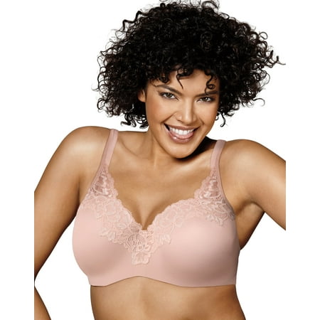 

Playtex Secrets Amazing Shape Balconette Underwire Bra Sandshell/Mother Of Pearl 36DD Women s