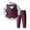 Purple, variant on Toddler Boys Formal Tuxedo Suit Bow Tie Long Sleeve Dress Shirt Waistcoat Trousers 4Pcs Set, Sizes 2-3T