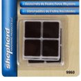 thumbnail image 3 of Shepherd Hardware Square Felt Pads 3/4 in Adhesive Medium Duty Surface Gard 12 Count, Brown, 6 Pack, 3 of 8