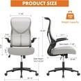 Ergonomic Office Desk Computer Chair, Comfy High Back Swivel Rolling