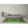 thumbnail image 3 of Ahgly Company Indoor Rectangle Oriental Green Industrial Area Rugs, 2' x 4', 3 of 4