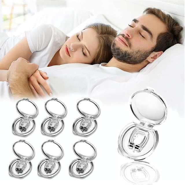Eficaz antironquidos, dilatador nasal, clip magnético de silicona para la nariz, clip antironquidos, dilatador nasal para mejorar la respiración y hacer que el sueño sea más cómodo. Rojo Verde Cocina, Decoración y Otros
