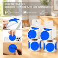 20003 Inch Round Color-code Circle Dot Sticker Labels Blue - Walmart.com