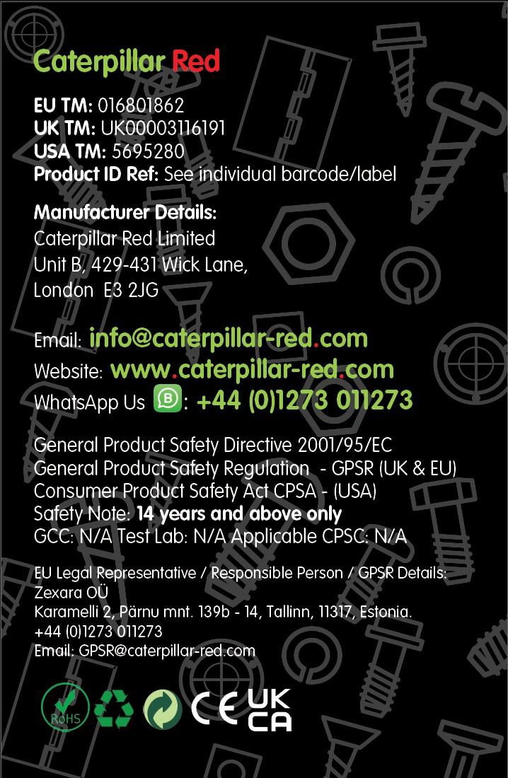 50 x Glass Filled Reinforced, Super Nylon Hex Head, M3 x 20mm, Machine Screws, Plastic Nuts and Bolts, Washers, (3/32 x 25/32 in)
