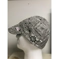 thumbnail image 2 of Comeaux Caps Grey Bandana Welding Welders Hat Size 7 Reversible, 2 of 2