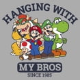 thumbnail image 2 of Boy's Nintendo Super Mario Hanging With my Bros  Graphic T-Shirt, 2 of 5