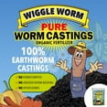 thumbnail image 3 of WIGGLE WORM Soil Builder Earthworm Castings Organic Fertilizer (15 lb) and WIGGLE WORM Castings Tea (8 Oz), 3 of 7