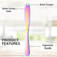 thumbnail image 3 of Magic Butter Knife Spreader and Curler, Curl Your Butter with Ease Different Ways, 3 of 5