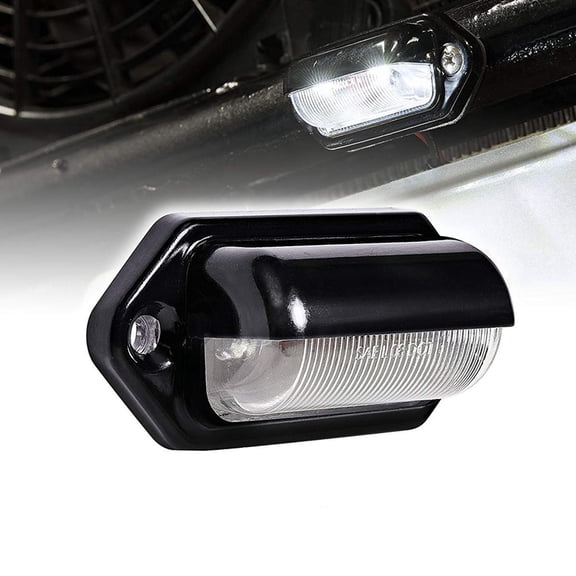 LED License Plate Light Waterproof License Plate Tail Light for Trailers, RV, Trucks, Boats