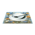 thumbnail image 3 of Ryvnso Placemats Set of 4 Flower Patern2 Dining Mats Heat-Resistant Non-Slip Washable Table Mat, 3 of 8