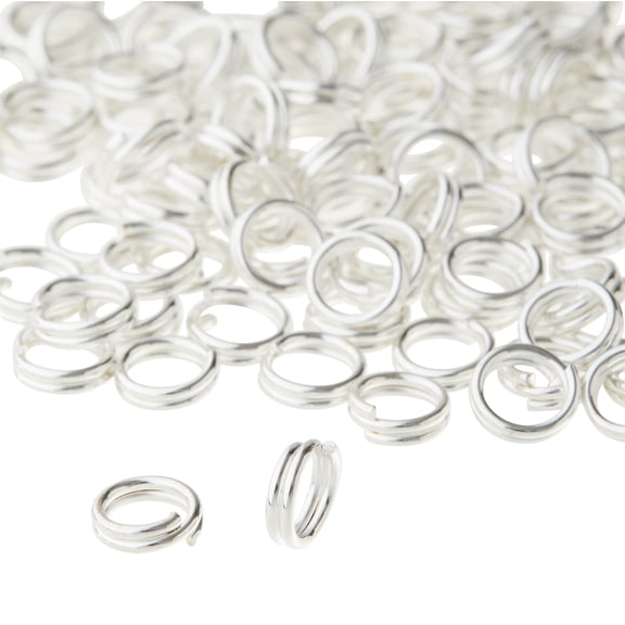 12 Pack: Split Rings - 6mm by Bead Landing™