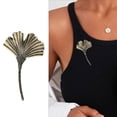 thumbnail image 2 of LICEWO Versatile Leaf Design Brooch Adaptable to Multiple Occasion Including Weddings Parties Business Meetings, 2 of 17