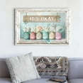 thumbnail image 3 of Inspirational It''s Okay Canvas Wall Art Encouraging Bible Verses On Cute Marson Jars and Butterflies Teal Background Artwork, 3 of 6