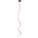 thumbnail image 1 of Zhuge Extensiones de cabello de colores, 12 piezas, 18 pulgadas, extensiones de cabello con clip, mechas sintéticas largas y onduladas, para mujeres, regalos de fiesta, rosa claro, 1 of 2