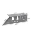 thumbnail image 1 of Regla 3d de medición de ángulo de carpintería multifuncional, regla de posicionamiento 3d de carpintería regla de forma de medición de ángulo de curva (gris) (1 pieza) LingWen 9024715541291, 1 of 1