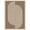 A1-Brown, variant on BERTHMEER 3'x5' Small Area Rugs for Bedroom Entryway Entrance Kitchen Laundry Dorm Indoor Non Slip Low Pile Jute Stripes Geometric Contemporary Modern Rugs,Beige