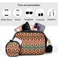 thumbnail image 4 of DODAMOUR Small Crossbody Bags with Removable Coin Purse Keychain, Shoulder Bag with Adjust Strap, Straw Plaiting Design Handbag for Women (Color Ripple), 4 of 6