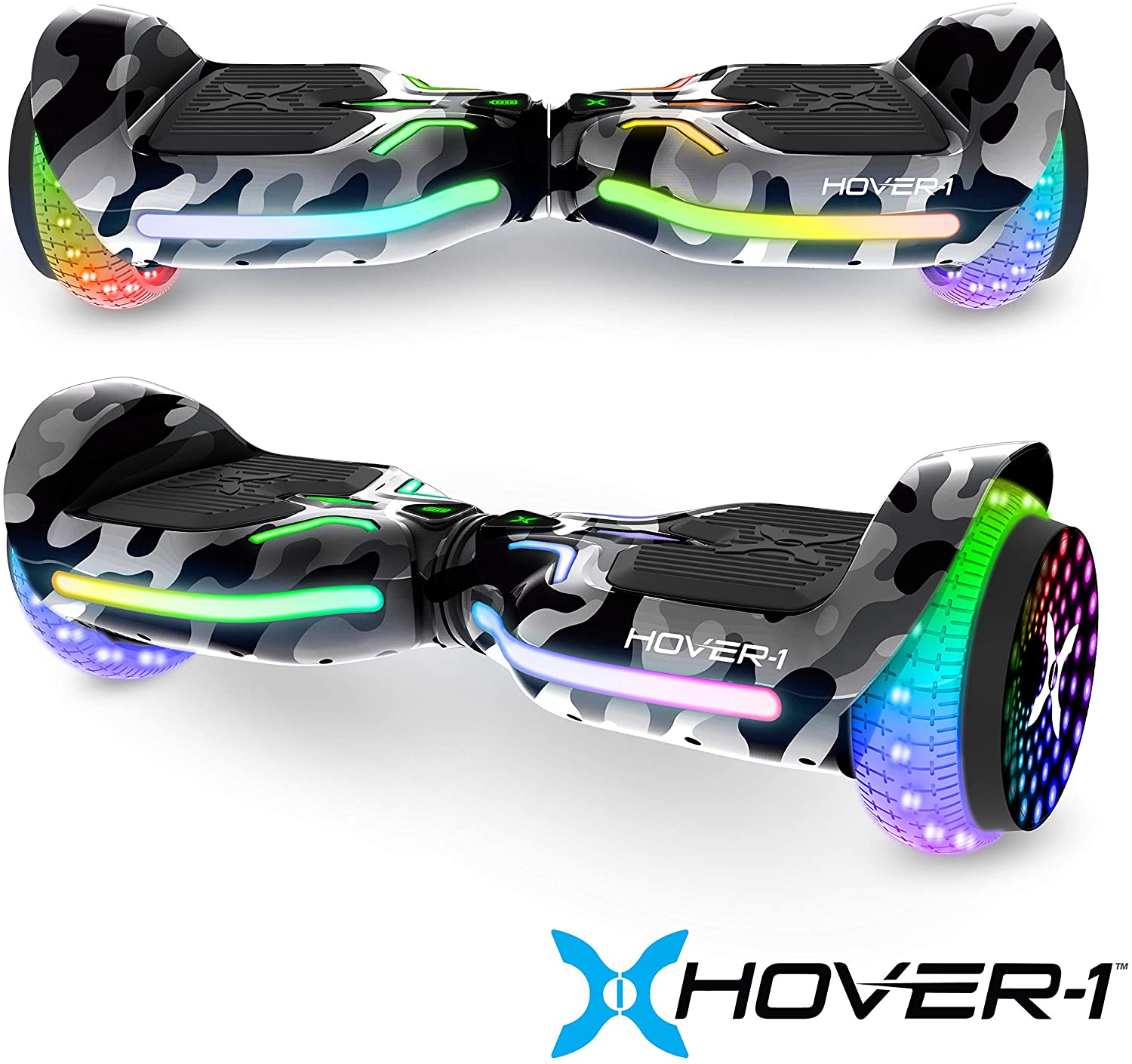Hover-1 H1-100 Electric Hoverboard Scooter with Infinity LED Wheel Lights - image 2 of 8