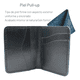 thumbnail image 5 of Cartera Hombre Piel Genuina Pull Up Ligero Curvas azul, 5 of 11