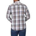 thumbnail image 3 of Wrangler Men's Long Sleeve Premium Slim Fit Stretch Plaid Shirt, 3 of 3
