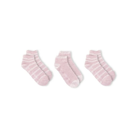 Dr. Scholls Womens Soothing Spa Low Cut Gripper Socks, 3 Pack