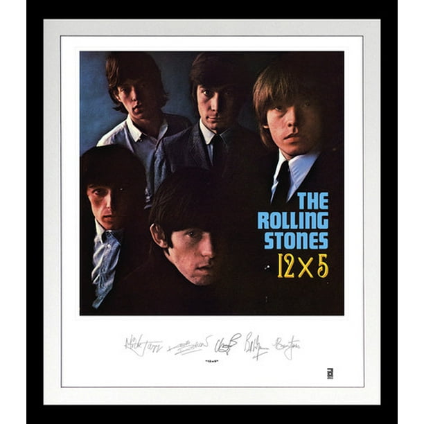 The Rolling Stones Rolling Stones 12x5 Lithograph & Clear Vinyl