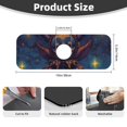thumbnail image 2 of Vsdgher Dreamy Jester Under Stars Kitchen Sink Splash Guard Faucet Mat -1 PC Super Absorbent Fast Drying Mat Sink Gadgets-Splash, Bathroom,Sink Mat,(15" X 5.5" ), 2 of 7