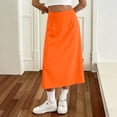 thumbnail image 5 of jjayotai Skirts for Women High Waisted Elastic A-Line Skirt Summer Casual Flowy Boho Long Skirts, 5 of 6