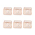 thumbnail image 1 of 10pcs Square Memo Photo Holder Metal Paper Holders Note Clips for Wedding Party Table Decoration (Rose Gold), 1 of 8