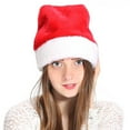 thumbnail image 4 of Zcyifa 5pcs Plush Santa Claus Hats for Adults & Kids, 4 of 10